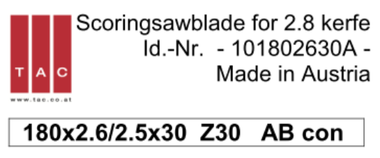 HM-Vorritzer TAC 101802630A