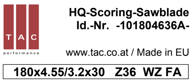HM-Vorritzer  TAC 101804636A