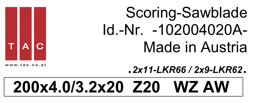 TC-scorer TAC 102004020A