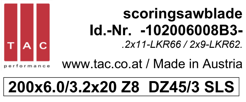 HM-Vorritzer  TAC 102006008B3