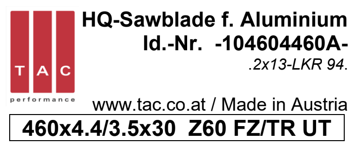 TC-sawblade TAC 104604460A