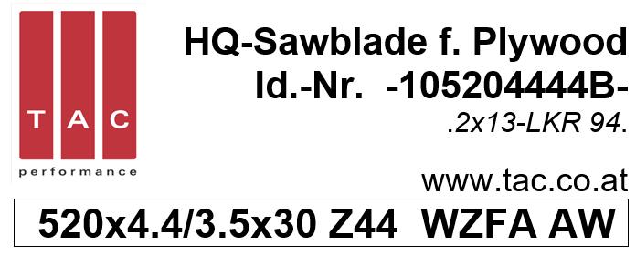 TC-sawblade  TAC 105204444B