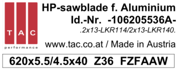 HM-Sägeblatt  TAC 106205536A