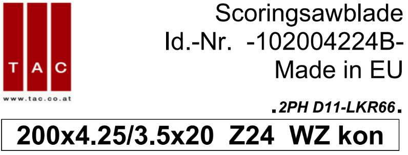 HM-incisore  102004224B