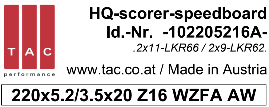 TC-edge scorer TAC 102205216A