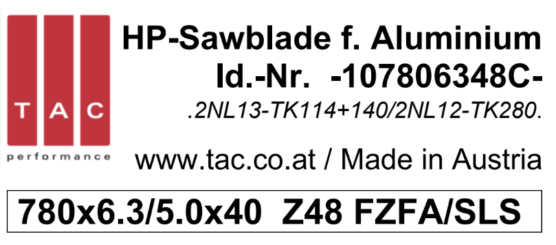 TC-sawblade TAC 107806348C