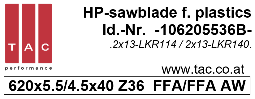 TC-sawblade  TAC 106205536B