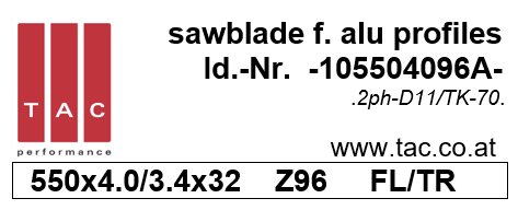 TC-sawblade  TAC 105504096A
