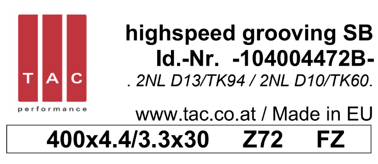 HM-Sägeblatt  TAC 104004472B