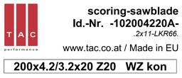 [10 200 42 20 A] TC-scorer  TAC 102004220A