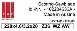 [10 220 46 36 A] TC-edge scorer  TAC 102204636A