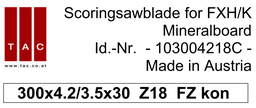 [10 300 42 18 C] HM-Vorritzer  TAC 103004218C