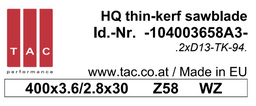 [10 400 36 58 A3] HM-lama  TAC 104003658 A3