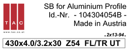 [10 430 40 54 B] HM-Sägeblatt  TAC 104304054B
