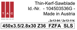 [10 450 35 36 G] HM-lama   TAC 104503536G