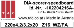 [10 220 42 16 A] diamond edgescorer TAC 102204216A