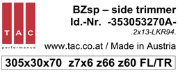 [35 305 32 70 A] Besäumzerspaner TAC 353053270A